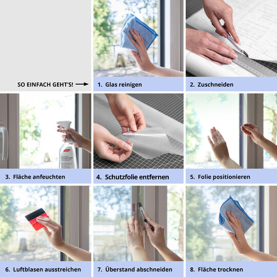 Fensterfolie static Eco Line Milky image number null